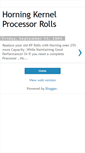 Mobile Screenshot of horningkernelprocessor.blogspot.com