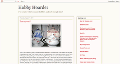 Desktop Screenshot of hobbyhoarder.blogspot.com