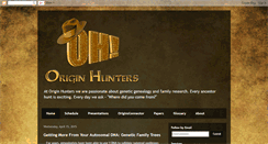 Desktop Screenshot of originhunters.blogspot.com