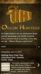 Mobile Screenshot of originhunters.blogspot.com