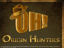 Tablet Screenshot of originhunters.blogspot.com