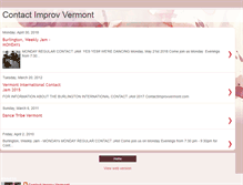 Tablet Screenshot of contactimprovvermont.blogspot.com