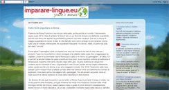 Desktop Screenshot of imparare-lingue.blogspot.com