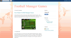 Desktop Screenshot of footballmanagergames.blogspot.com