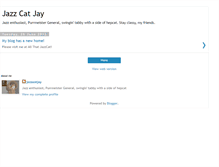 Tablet Screenshot of jazzcatjay.blogspot.com