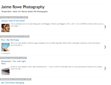 Tablet Screenshot of jaimerowephotography.blogspot.com