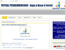 Tablet Screenshot of gh8futsal.blogspot.com