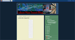 Desktop Screenshot of lahoremasstransit.blogspot.com