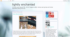 Desktop Screenshot of lightlyenchanted.blogspot.com