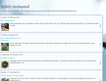 Tablet Screenshot of lightlyenchanted.blogspot.com