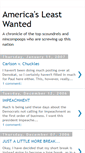 Mobile Screenshot of least-wanted.blogspot.com