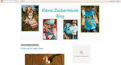 Desktop Screenshot of kleine-zaubermaeuse.blogspot.com