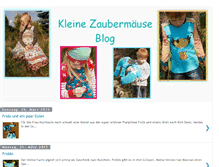 Tablet Screenshot of kleine-zaubermaeuse.blogspot.com