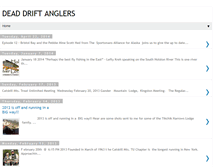 Tablet Screenshot of deaddriftanglers.blogspot.com