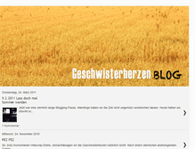 Tablet Screenshot of geschwisterherzen.blogspot.com