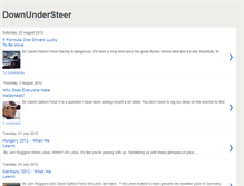 Tablet Screenshot of downundersteer.blogspot.com