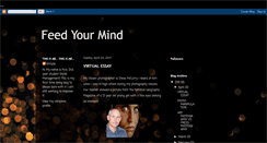 Desktop Screenshot of khriziie-feedyourmind.blogspot.com