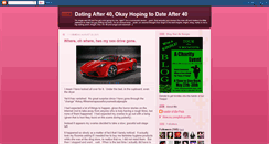 Desktop Screenshot of datingafter40okayhopingtodateafter40.blogspot.com