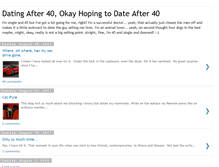 Tablet Screenshot of datingafter40okayhopingtodateafter40.blogspot.com