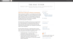 Desktop Screenshot of mactuner.blogspot.com