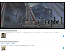 Tablet Screenshot of colincampbellstudios.blogspot.com