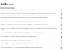 Tablet Screenshot of beatles-info.blogspot.com