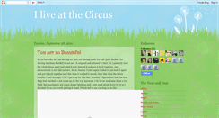 Desktop Screenshot of iliveatthecircus.blogspot.com