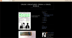 Desktop Screenshot of mycrudeworld.blogspot.com