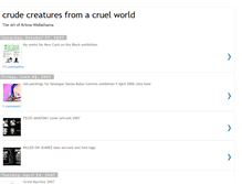 Tablet Screenshot of mycrudeworld.blogspot.com