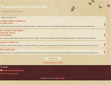 Tablet Screenshot of hoseholdbankcreditcard.blogspot.com