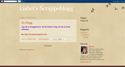 Desktop Screenshot of lisbets-srappeblogg.blogspot.com