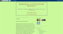 Desktop Screenshot of berkeleyacupunctureproject.blogspot.com