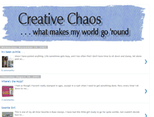 Tablet Screenshot of chaoticcreativeness.blogspot.com