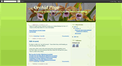 Desktop Screenshot of orchidpage.blogspot.com