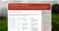 Desktop Screenshot of bursa-invest-guide.blogspot.com