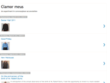 Tablet Screenshot of clamormeus.blogspot.com