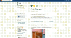 Desktop Screenshot of crafttherapy.blogspot.com