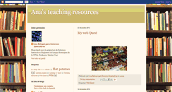 Desktop Screenshot of anateachingresources.blogspot.com