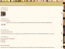 Tablet Screenshot of anateachingresources.blogspot.com