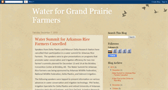 Desktop Screenshot of prairiewater.blogspot.com