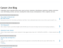 Tablet Screenshot of cancerjive.blogspot.com