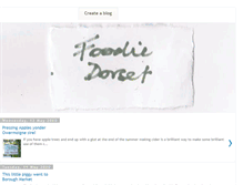 Tablet Screenshot of foodiedorset.blogspot.com
