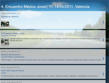 Tablet Screenshot of mexjovenvalencia.blogspot.com