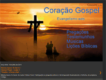 Tablet Screenshot of coracaogospel.blogspot.com