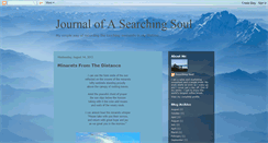 Desktop Screenshot of journalofasearchingsoul.blogspot.com