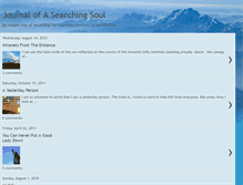 Tablet Screenshot of journalofasearchingsoul.blogspot.com