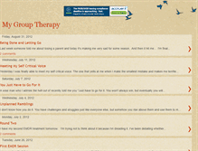 Tablet Screenshot of mygrouptherapy.blogspot.com