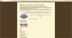 Desktop Screenshot of kkcrevents.blogspot.com