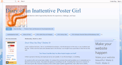 Desktop Screenshot of inattentivepostergirl.blogspot.com