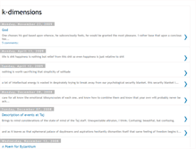 Tablet Screenshot of k-dimensions.blogspot.com